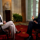 Robin Roberts interviews Obama for ABC. (Getty Images)